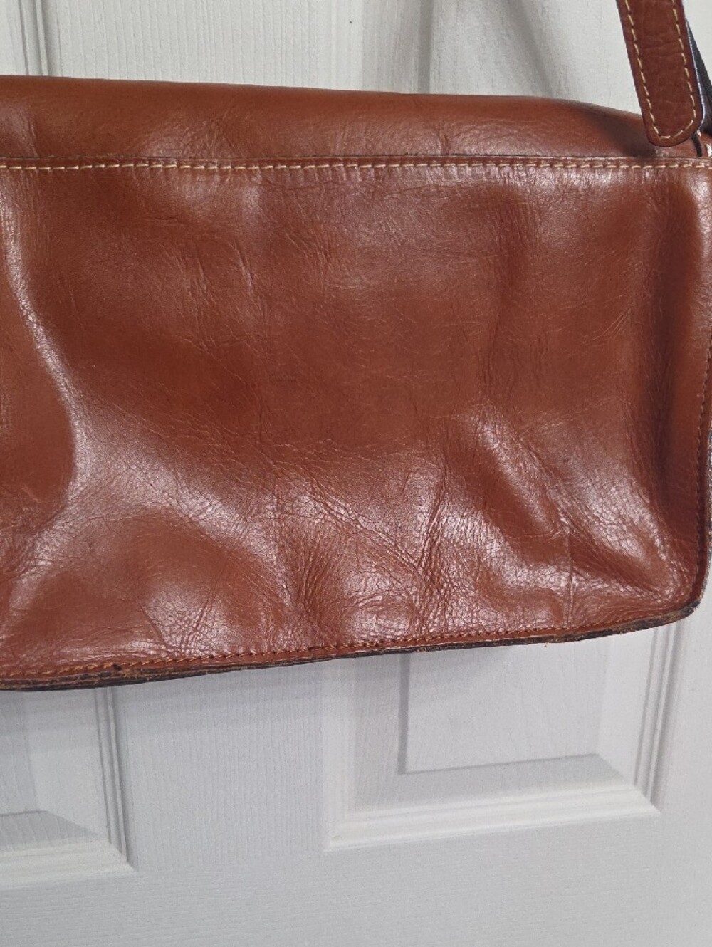 Patricia Nash Brown Leather Crossbody Bag - Picture 5 of 14